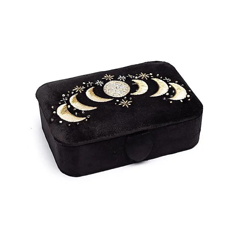 Moon Phase Velvet Tarot Box