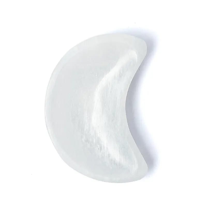 Selenite Moon Bowl (15cm)