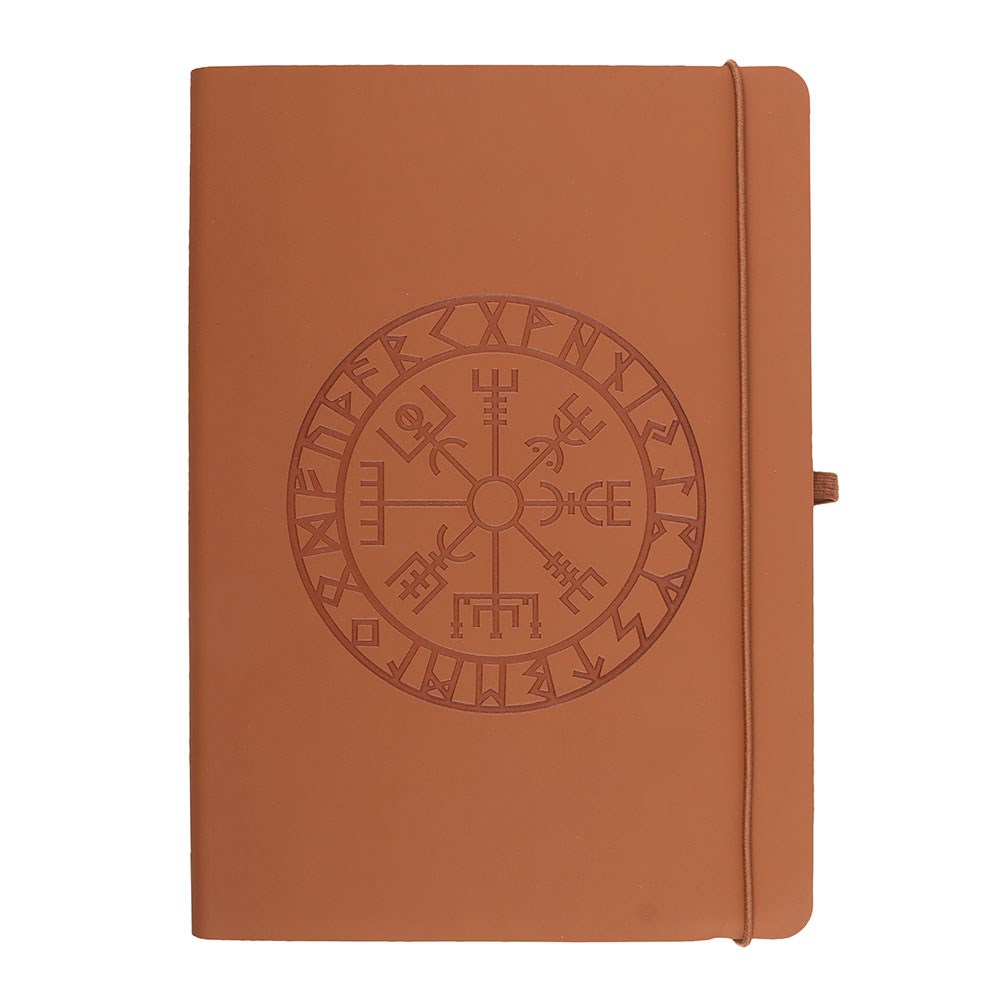 Viking Compass Faux Leather Journal