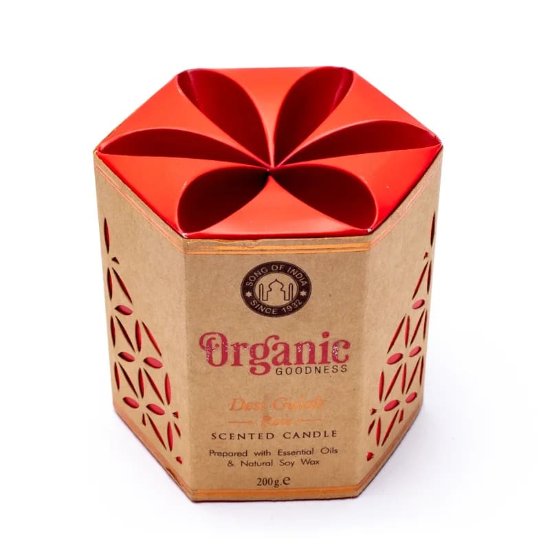 Organic Goodness Rose Candle