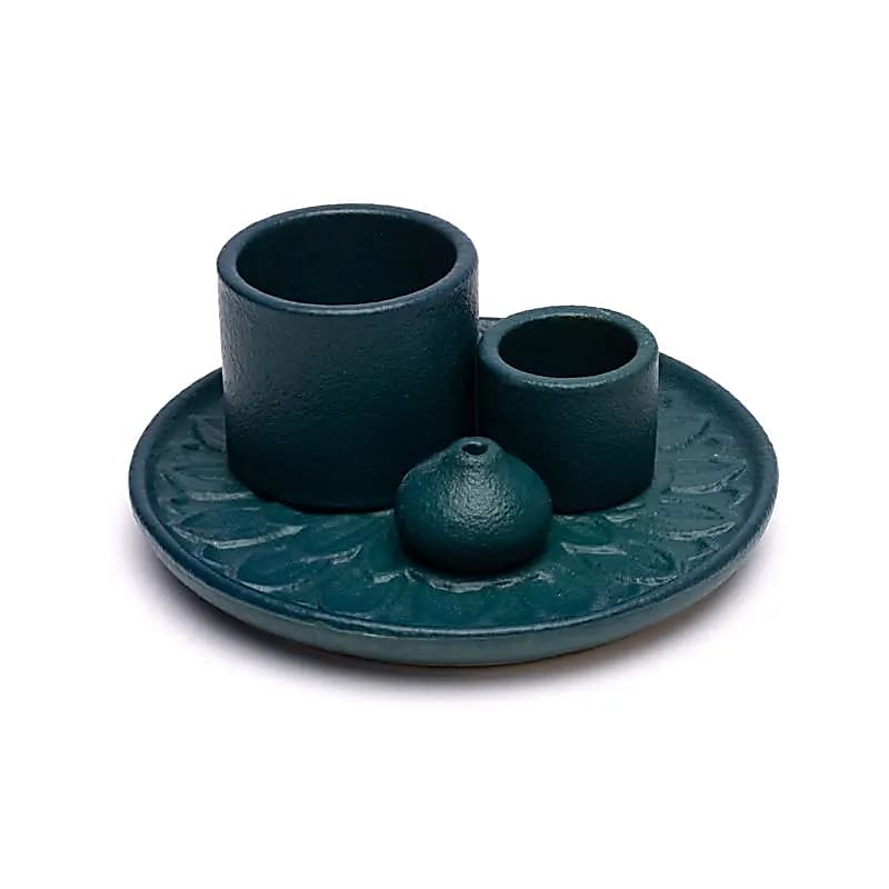 Palo Santo, Smudge & Incense Holder (Green)