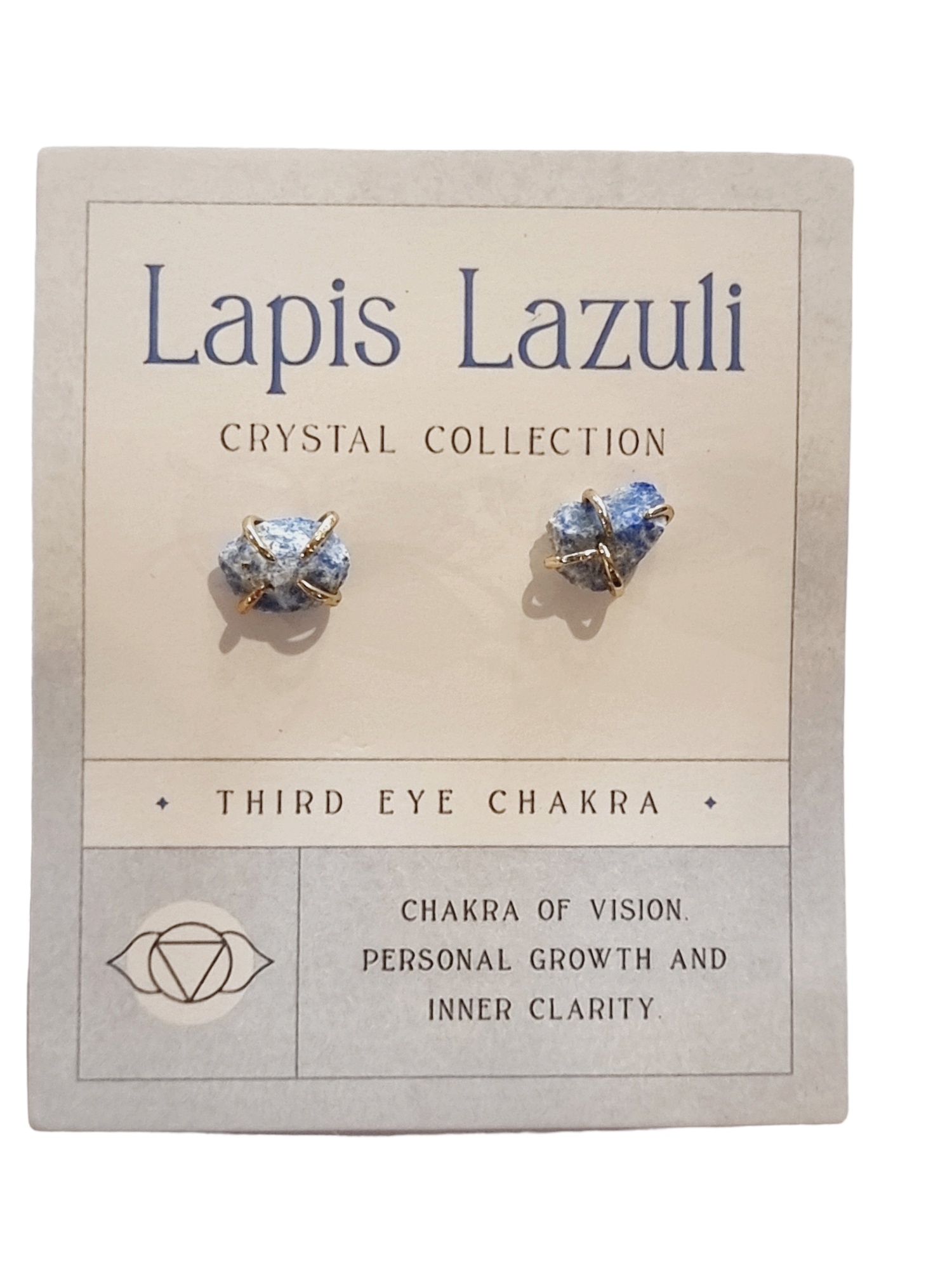 Lapis Lazuli Third Eye Earrings