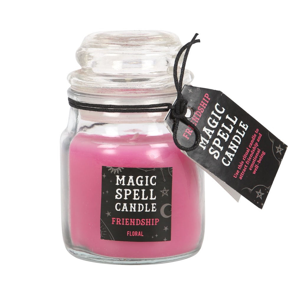 Pink Mini Glass Spell Candle