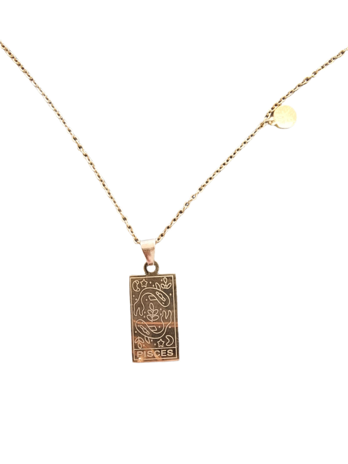 Gold Stainless Steal Zodiac Necklaces