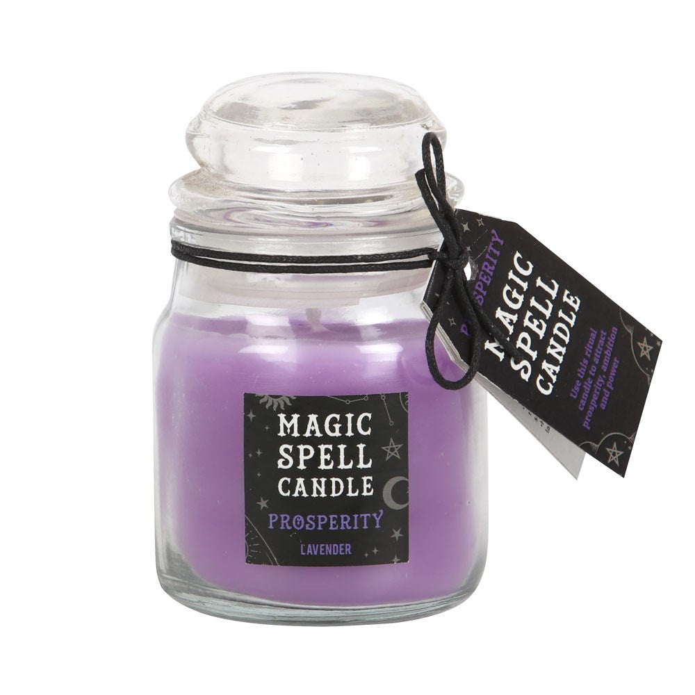 Purple Mini Glass Spell Candle