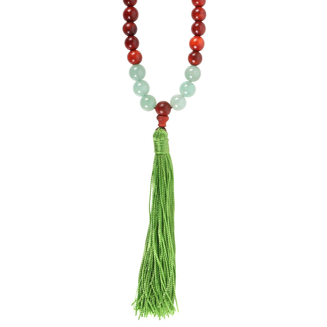 Rosewood & Green Aventurine Mala Beads