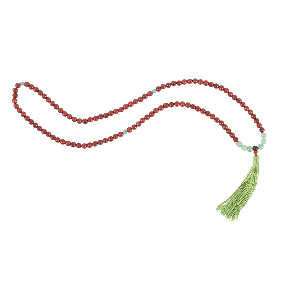 Rosewood & Green Aventurine Mala Beads