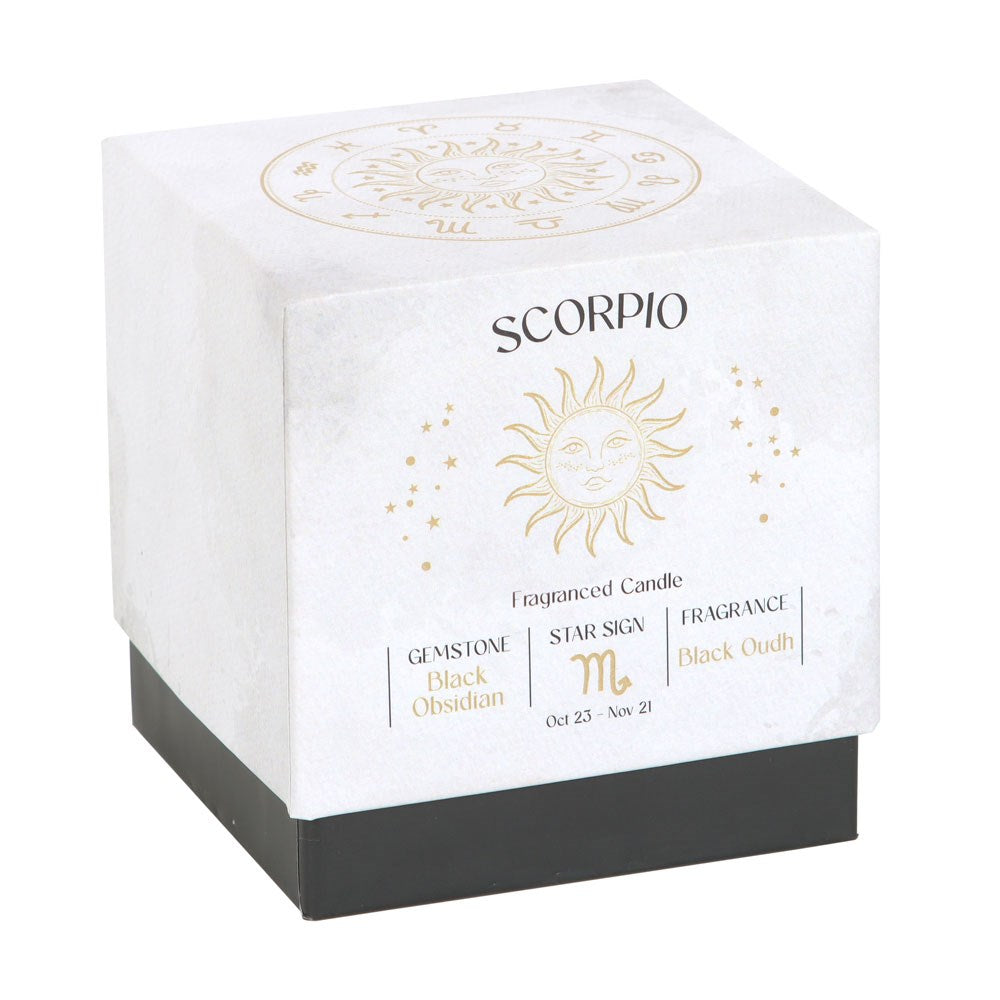 Scorpio Obsidian Candle