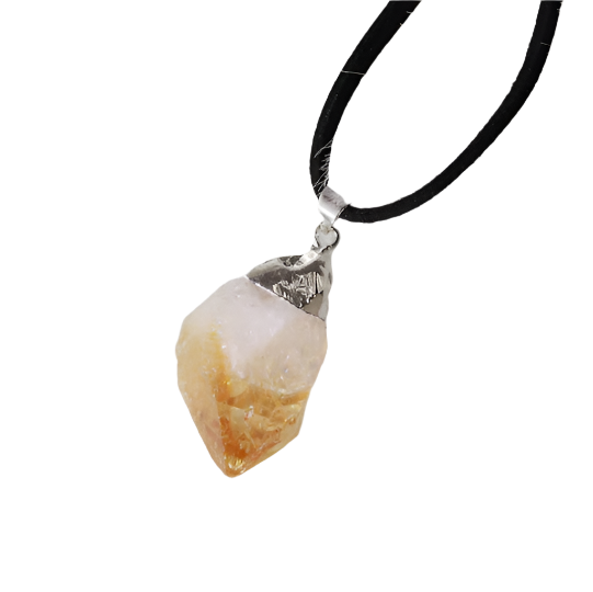 Citrine Raw Pendant