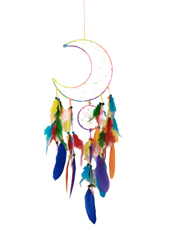 Rainbow Moon Dream Catcher