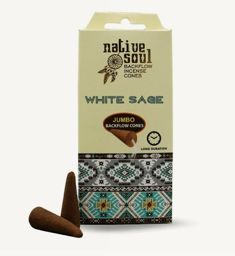 White Sage Backflow Cone (Native Soul)