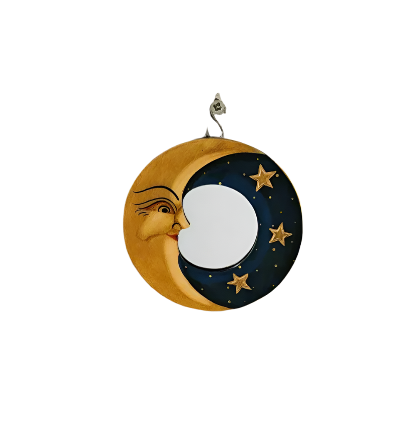 Moon & Star Mirror (Yellow & Blue)