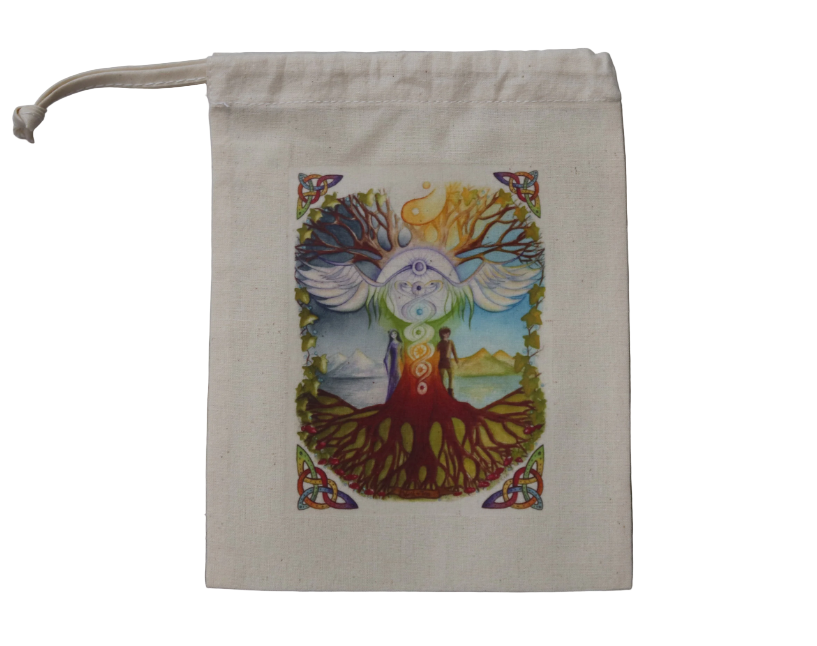 World Tree Tarot Bag or Crystal Pouch