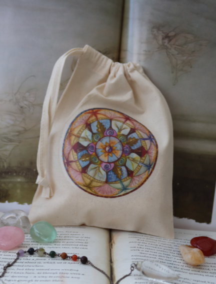 Lifeline Mandala Tarot Bag or Crystal Pouch