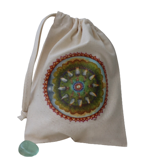 Earth Magic Tarot Bag or Crystal Pouch