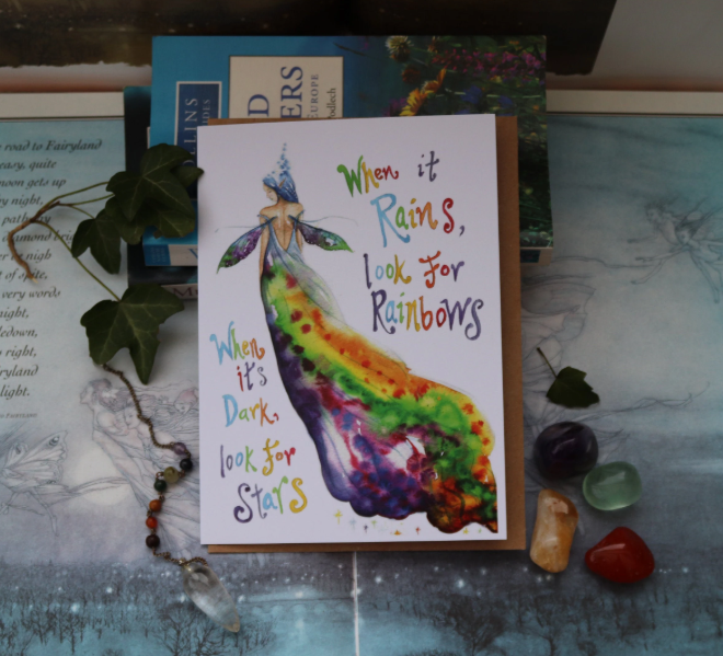 Rainbow Fairy Greeting Card