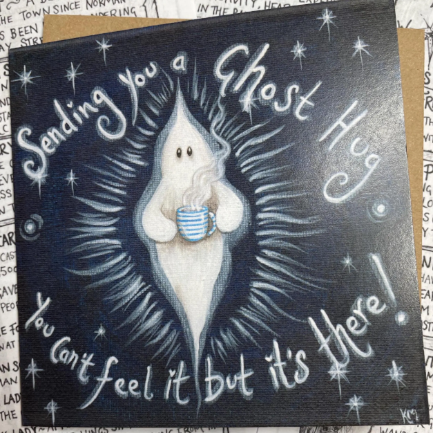 Ghost Hug Greeting Card