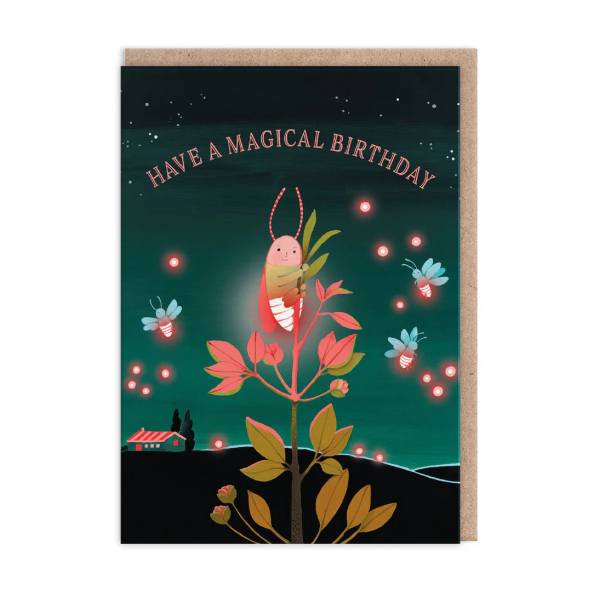 Firefly Birthday Card