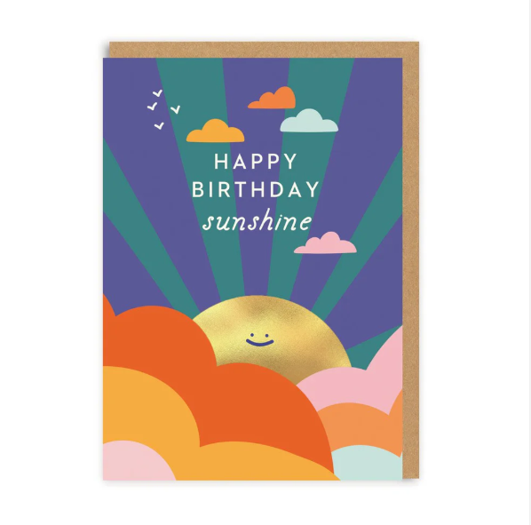 Happy Birthday Sunshine Greeting Card