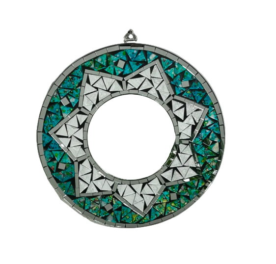 Round Star Mirror (Green)