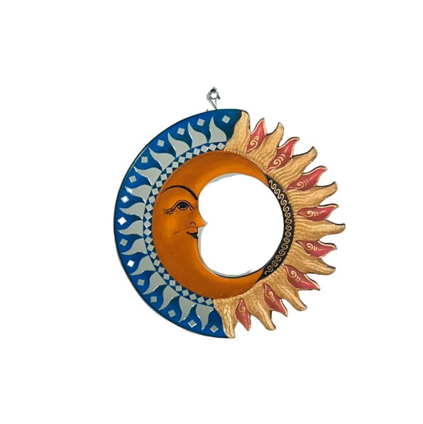 Moon & Star Mirror (Blue & Gold)