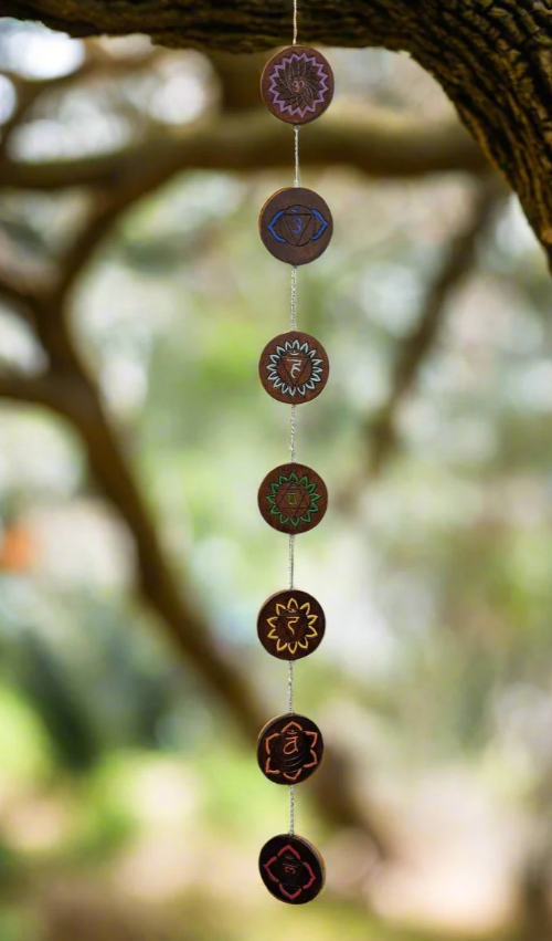 Chakra Wooden Wall Hanging