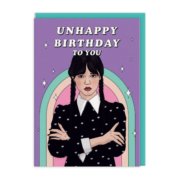 Unhappy Birthday Greeting Card (Wednesday Zen)