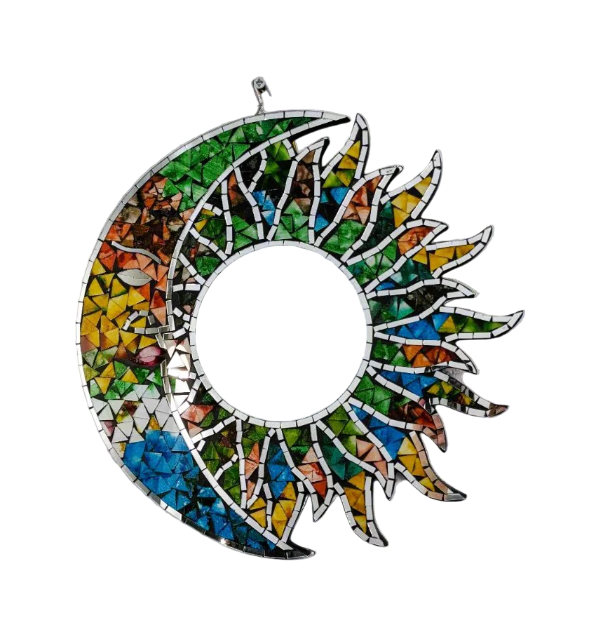 Moon & Sun Round Mirror