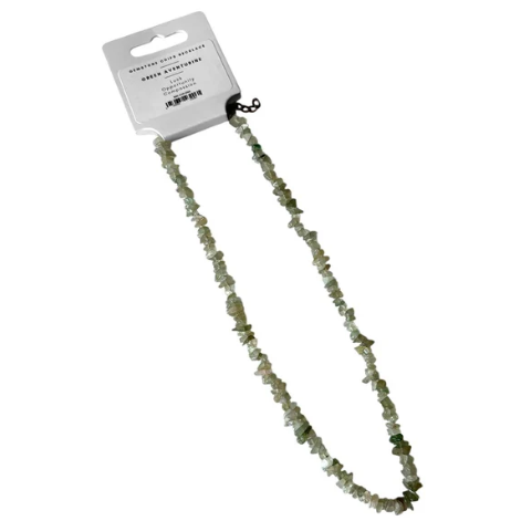 Green Aventurine Chip Necklace