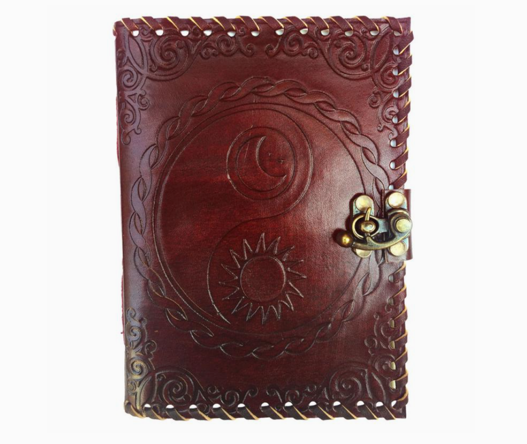 Yin Yang Leather Journal
