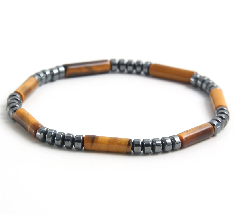 Tiger’s Eye & Hematite Bracelet