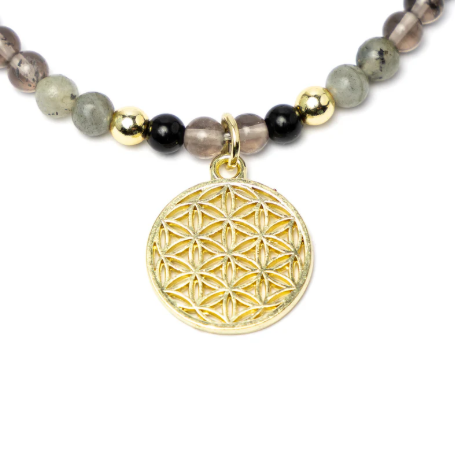Crystal Flower of Life Necklace