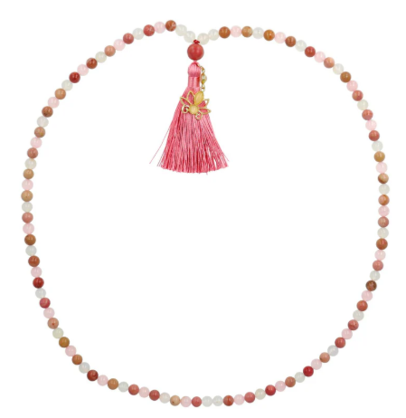Mala Lotus Crystal (108 Beads)