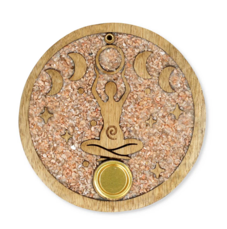 Mango Wood Incense Cone Holders