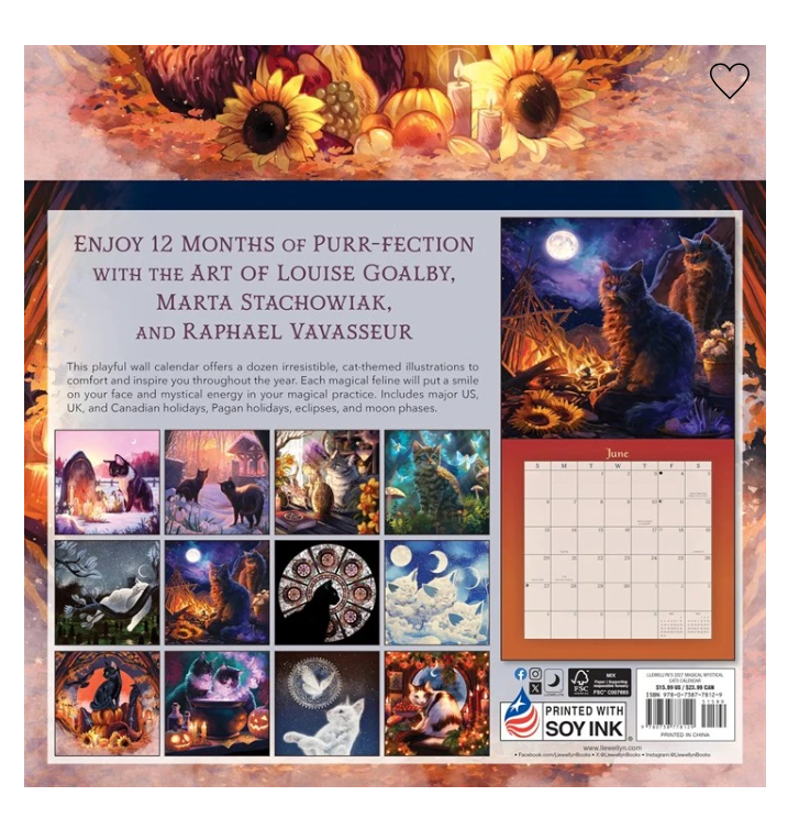 Llewellyn's 2027 Magical Mystical Calendar