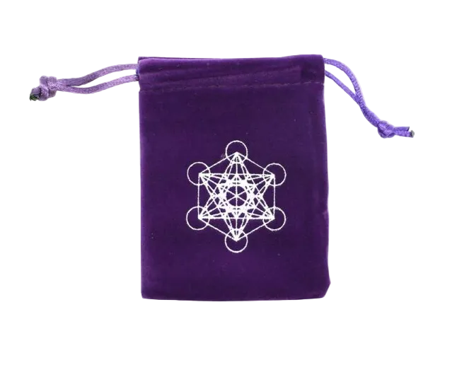 Pouch Velvet Purple Metatron (Small)