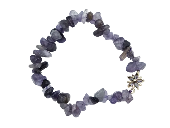 Amethyst Flower Bracelet