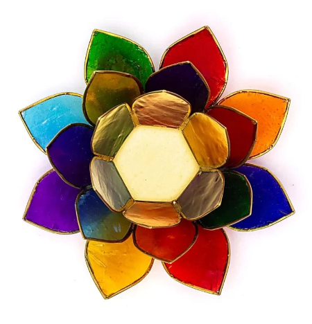 Chakra Lotus Candle Holder