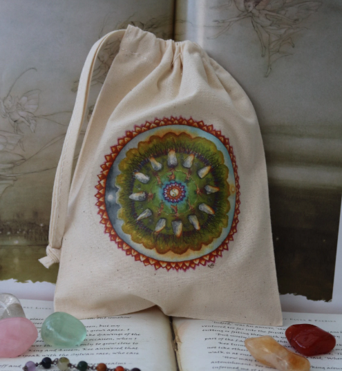 Earth Magic Tarot Bag or Crystal Pouch