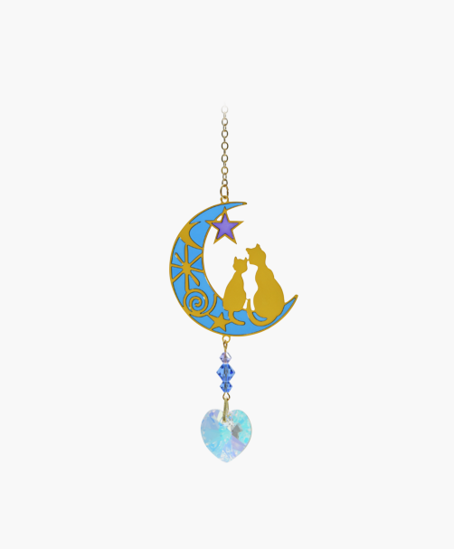 Two Cats Charm (Moonlight)
