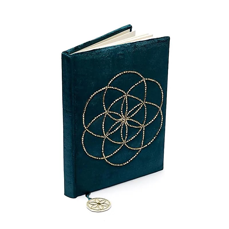 Velvet Seed of Life Notepad