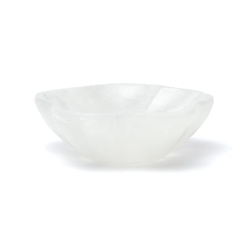 Selenite Flower Bowl (15cm)