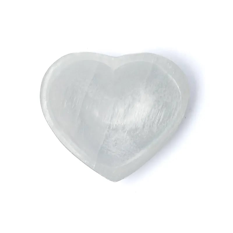 Selenite Heart Bowl (20cm)