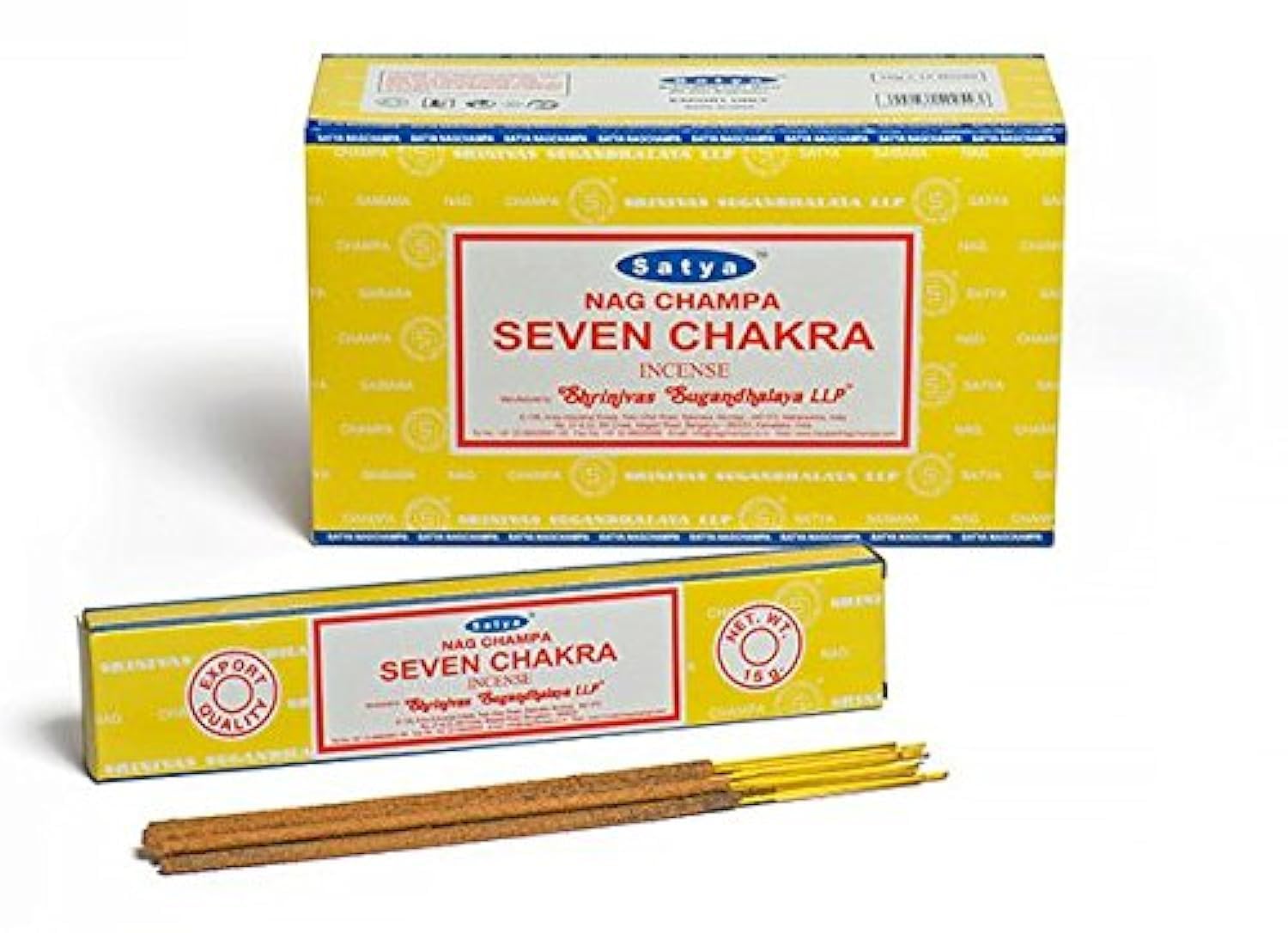 Seven Chakra Incense (12 Packets)