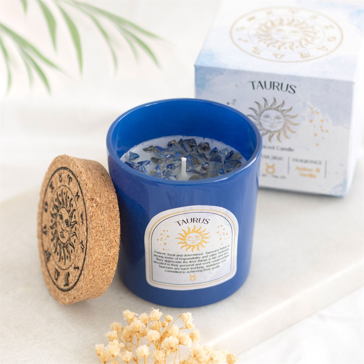 Taurus Lapis Candle