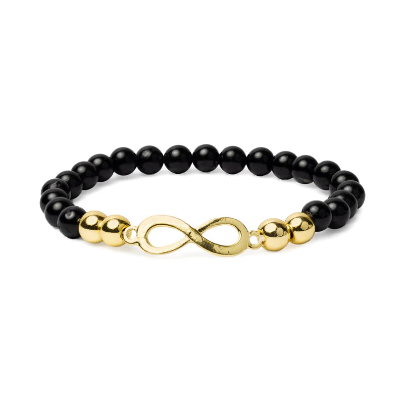 Tourmaline Infinity Bracelet