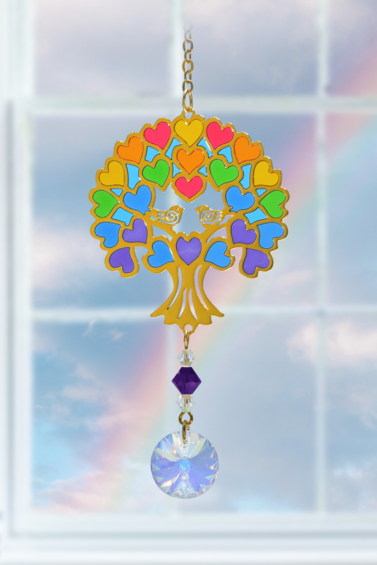 Tree Of Life Rainbow Charm