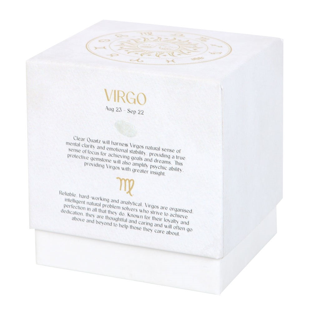 Virgo Quartz Candle