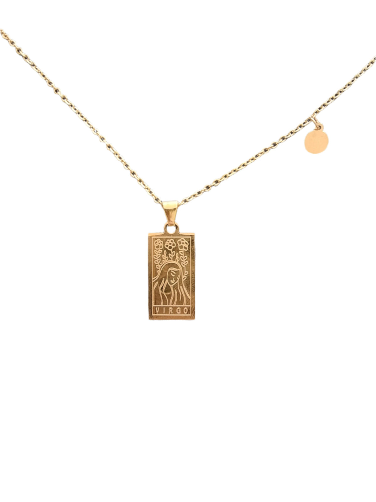 Gold Stainless Steal Zodiac Necklaces