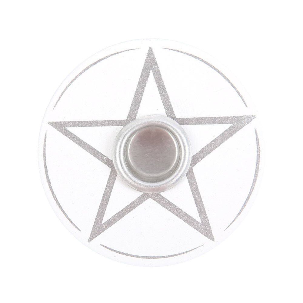 Pentagram Candle Holder (White)